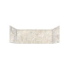 Transolid X6022-92 Studio Solid Surface 36-in x 60-in Tub Wall Extension Panels in Silver Mocha