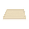 36 x 36 Solid Surface Shower Base in Almond