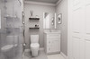 24-in x 21-in x 35-in Ready to Assemble Shaker Vanity Combo Base Cabinet With Two Drawers on Left, White, V2421DL-2D-RTA-FR01-WH