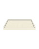 60 x 32 Solid Surface Shower Base Right Drain in Biscuit