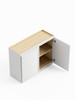 27-in x 12-in x 24-in Ready To Assemble Slim Shaker Wall Cabinet, White