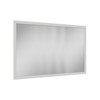 54-in x 34-in Slim Shaker Framed Vanity Mirror, White