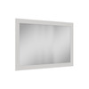 48-in x 34-in Shaker Framed Vanity Mirror, White