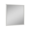 36-in x 34-in Slim Shaker Framed Vanity Mirror, White