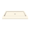 48 x 34 Solid Surface Shower Base with Center Drain in Moonlight