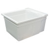 22.375-in W x 26-in D x 14-in H Wall-Mounted Laundry Tub, in Grey