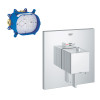 Tub/Shower Single Function Thermostatic with Control Module Trim Kit in Chrome