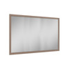 54-in x 34-in Slim Shaker Framed Vanity Mirror, Tan Wood