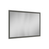 48-in x 34-in Slim Shaker Framed Vanity Mirror, Smokey Grey