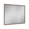 42-in x 34-in Slim Shaker Framed Vanity Mirror, Tan Wood