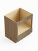30-in x 24-in x 35-in Ready To Assemble Shaker Microwave Base Cabinet, Tan Wood