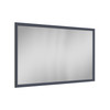 54-in x 34-in Slim Shaker Framed Vanity Mirror, Navy Blue