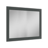 42-in x 34-in Shaker Framed Vanity Mirror, Green