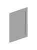 12-in x 35-in Shaker Wall Decorative End Panel, Light Grey