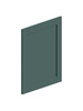 12-in x 35-in Shaker Wall Decorative End Panel, Green