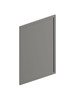 12-in x 29-in Slim Shaker Wall Decorative End Panel, Light Grey