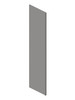 24-in x 84-in Refrigerator Return Panel, Light Grey