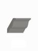 96-in Decorative Crown Molding, Light Grey