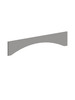 48-in x 1-in x 6-in Remington Valance, Light Grey