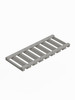 36-in x 12-in x 2-in Stem Glass Holder Wall Cabinet, Light Grey