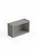 30-in x 12-in x 18-in Ready To Assemble Open Wall Cabinet, Light Grey