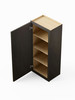 21-in x 12-in x 42-in Ready To Assemble Slim Shaker Single Door Wall Cabinet, Smokey Grey