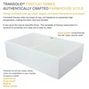 31.5-in x 20-in x 8.7-in Double Equal Bowls, Farmhouse Fireclay Kitchen Sink, Undermount Installation, in White
