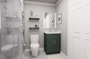 24-in x 21-in x 35-in Ready To Assemble Shaker Double Door Single Drawer Front Vanity Sink Base Cabinet, Green, VS24-RTA-FR01-GR