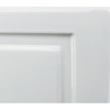 30-in x 20-in x 10-in Super Single Bowl with Reversible (French/Plain) Front, Farmhouse Fireclay Kitchen Sink, Undermount Installation, in White