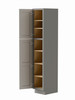 15-in x 21-in x 84-in Ready to Assemble Shaker Vanity Linen Cabinet, Light Grey, L158421-RTA-FR01-LG