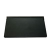 Preston flip-up fold-down ADA compliant padded shower seat in black and matte black, 26 in. W x 15 in. D, by Transolid, PPS1526UP-09MB