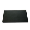 Preston flip-up fold-down ADA compliant padded shower seat in black and brushed stainless, 26 in. W x 15 in. D, by Transolid, PPS1526UP-09BS