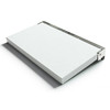 Preston flip-up fold-down ADA compliant padded shower seat in white and polished chrome, 26 in. W x 15 in. D, by Transolid, PPS1526UP-01PC
