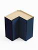 24-in x 12-in x 30-in Ready To Assemble Shaker Easy Reach Wall Cabinet, Navy Blue