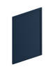 21-in x 29-in Slim Shaker Vanity Decorative End Panel, Navy Blue