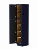 18-in x 21-in x 84-in Ready to Assemble Shaker Vanity Linen Cabinet, Navy Blue, L188421-RTA-FR01-NB