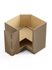 33-in x 33-in x 35-in Ready To Assemble Slim Shaker Easy Reach Base Cabinet, Tan Wood