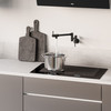 Maris Lario Single Hole Wall Mounted Pot Filler in Matte Black