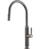 Mythos Masterpiece 18.3-Inch Single Handle Pull-Down Kitchen Faucet in Anthracite