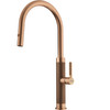 Mythos Masterpiece 18.3-Inch Single Handle Pull-Down Kitchen Faucet in Copper
