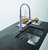 Pescara 18-Inch Single Handle Semi-Pro Kitchen Faucet in Polished Chrome