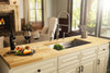 Pescara 32.5-In. X 18.5-In. 18 Gauge Stainless Steel Undermount Single Bowl Kitchen Sink