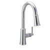 Ember Chrome one-handle high arc pulldown kitchen faucet