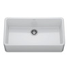 Franke Ceranova 36‑In. Fireclay Ceramic Farmhouse Apron Front Single Bowl Kitchen Sink In Glossy White