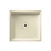 36-in Shower Kit with Wall Surround and Base, in Almond Sky/Bone
