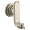 Greenfield Brushed nickel double robe hook