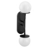 Cia Matte black one globe bath light