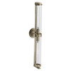 Cambium Brushed nickel one globe bath light