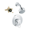 Grohe K27547-35015R-000 BauLoop Shower Combination With Rough-In