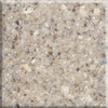 61-in X 22-in Cultured Marble Vanity Top with integral double bowls for 4" Centerset Faucets, In Latte